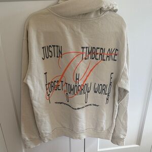Justin Timberlake Official Forget Tomorrow World Tour Official Merch Hoodie